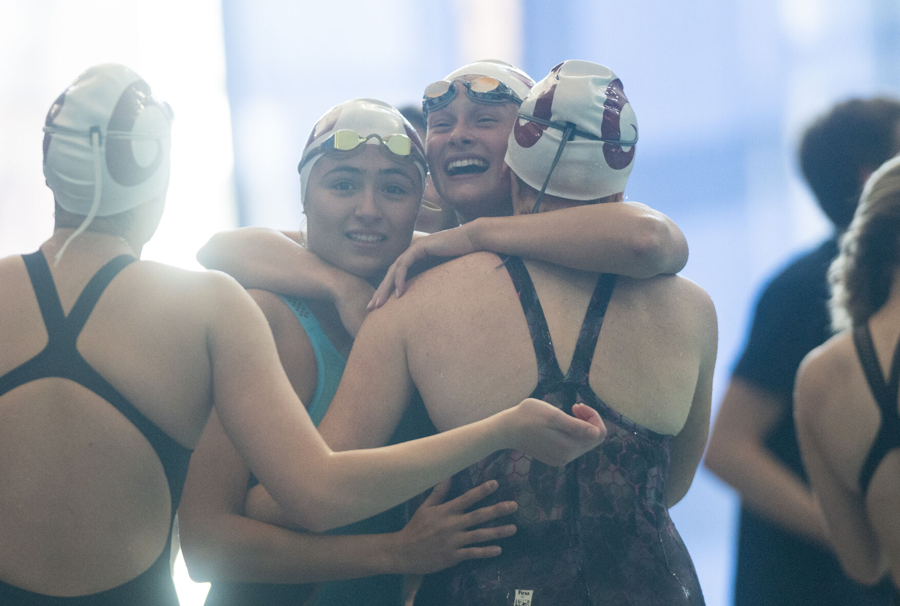 Class 2 girls swimming and diving championships